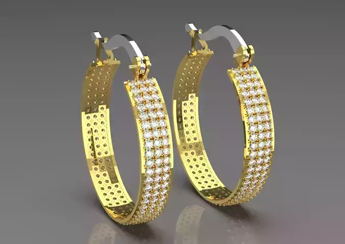 jewelry earring je0071 3D print model
