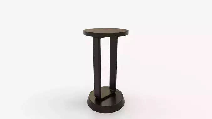 Ace Round Accent Table Bronze