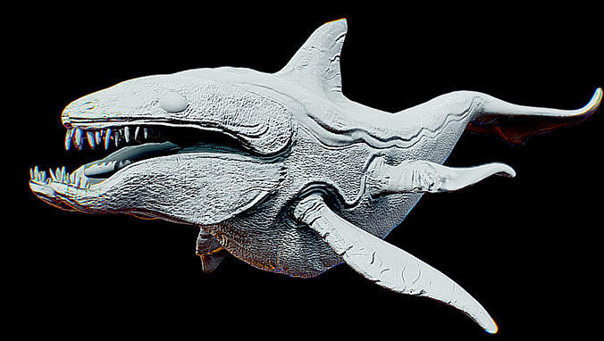 MONSTER FISH Low-poly 3D model
