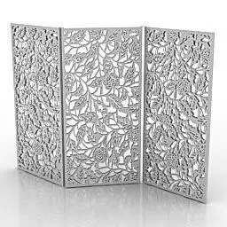 Partition carved free 3d model Free 3D model_0