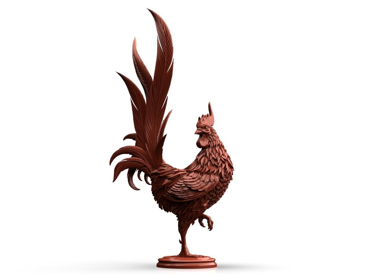 Rooster 3D print model_24