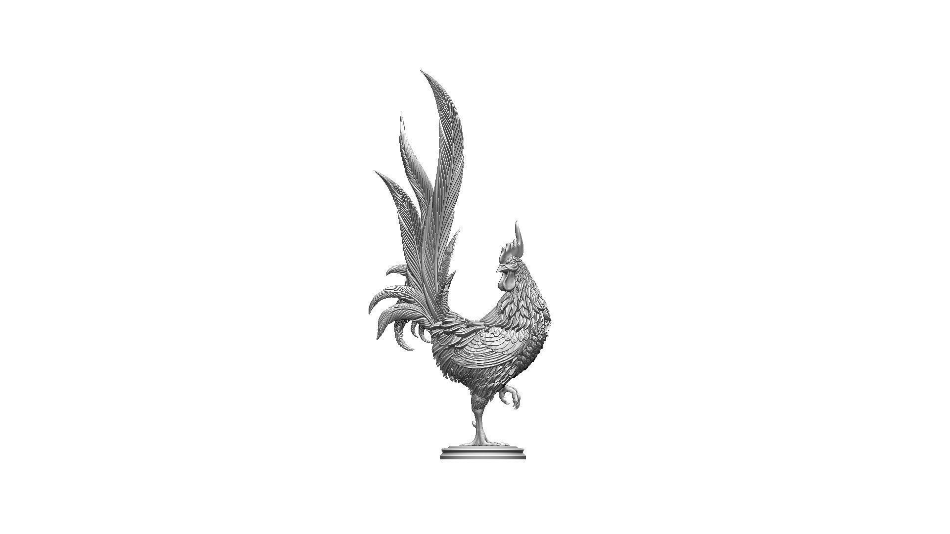 Rooster 3D print model_42