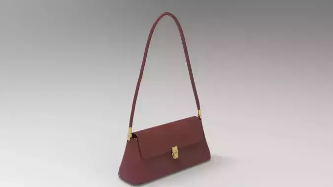 Highly Detailed Handbag Purse Model 040