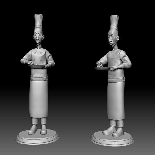 Chef Lalo - Ratatouille - 010 3D print model