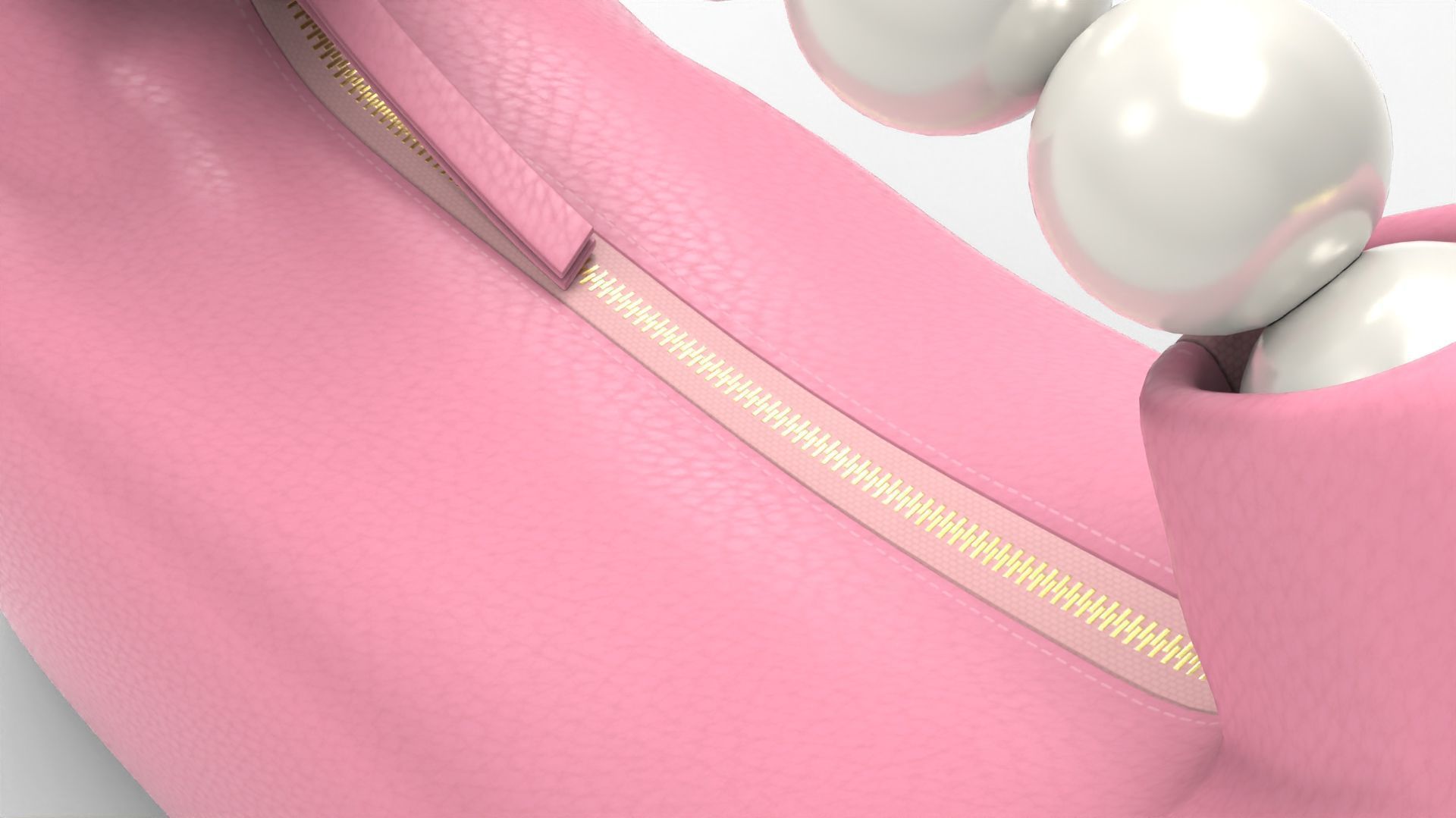 Highly Detailed Handbag Purse Model 039 Low-poly 3D model_9