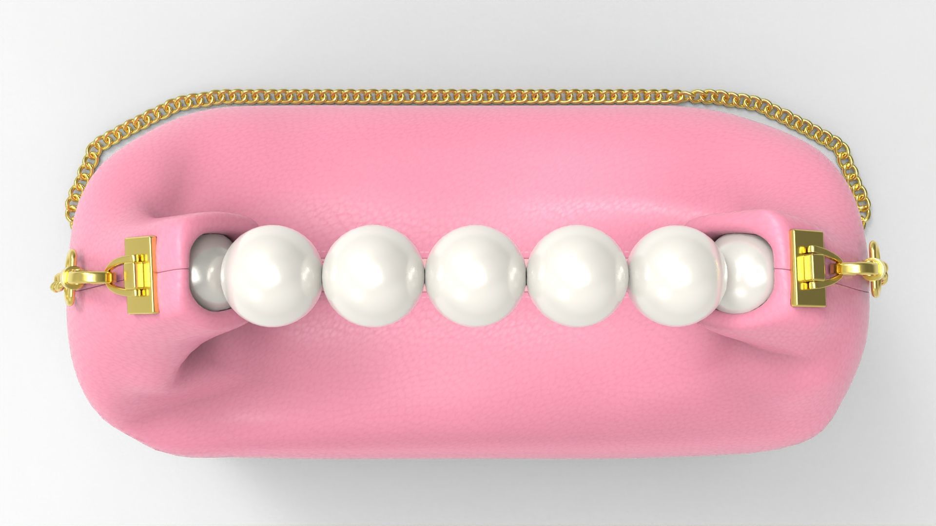 Highly Detailed Handbag Purse Model 039 Low-poly 3D model_8