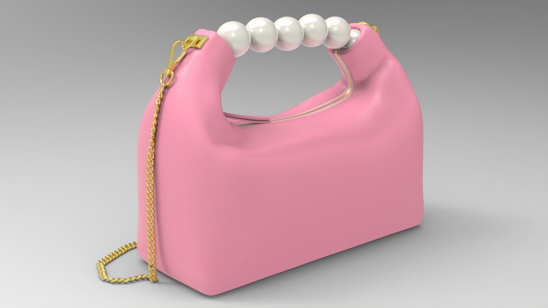 Highly Detailed Handbag Purse Model 039 Low-poly 3D model_3