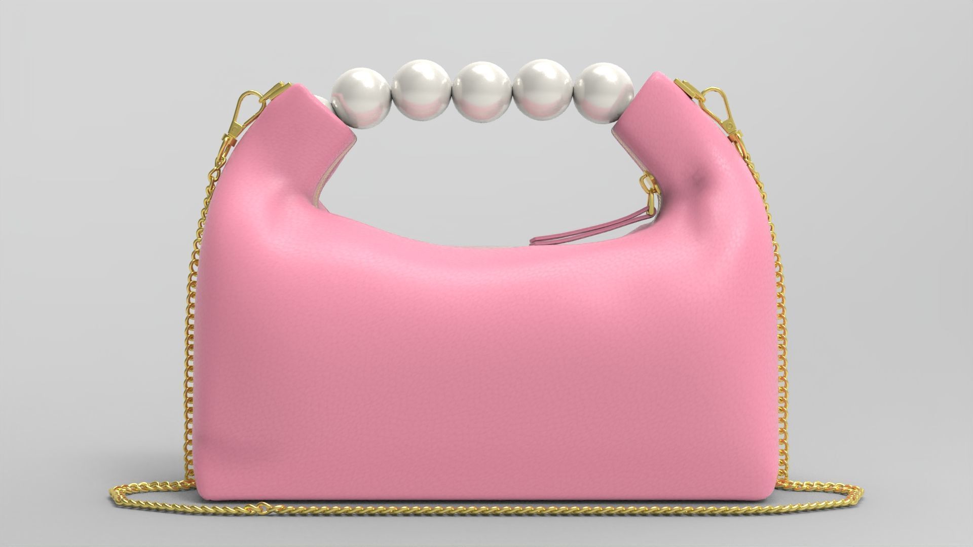 Highly Detailed Handbag Purse Model 039 Low-poly 3D model_6