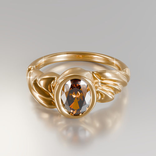 Solar Ember Ring - 3D print ready 3D print model 3D print model Free 3D print model