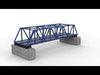 Double Track Bridge 3D model_1