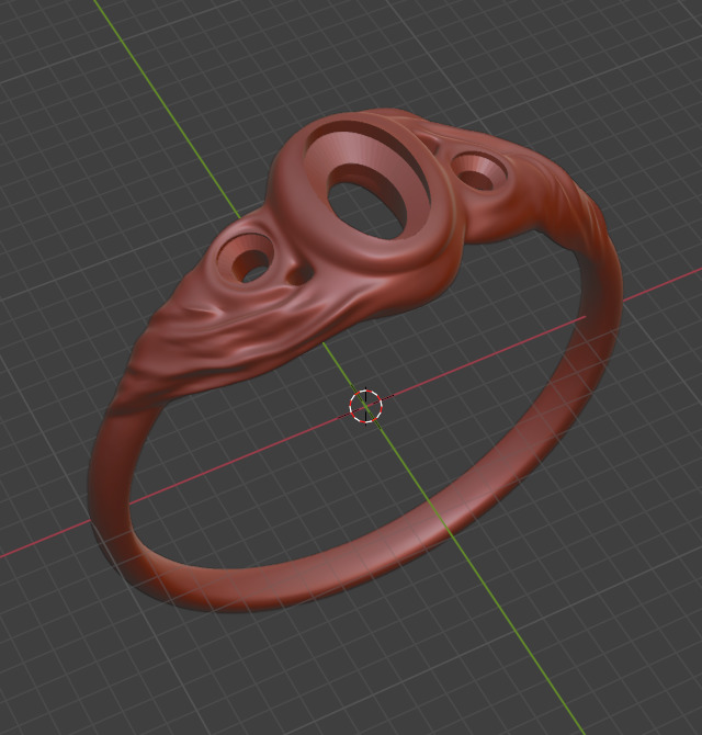 Ocean Whisper Ring - 3D Free print ready Free 3D print model Free 3D print model_7