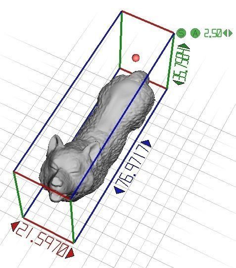 Howling Wolf Torso 3D print model_7