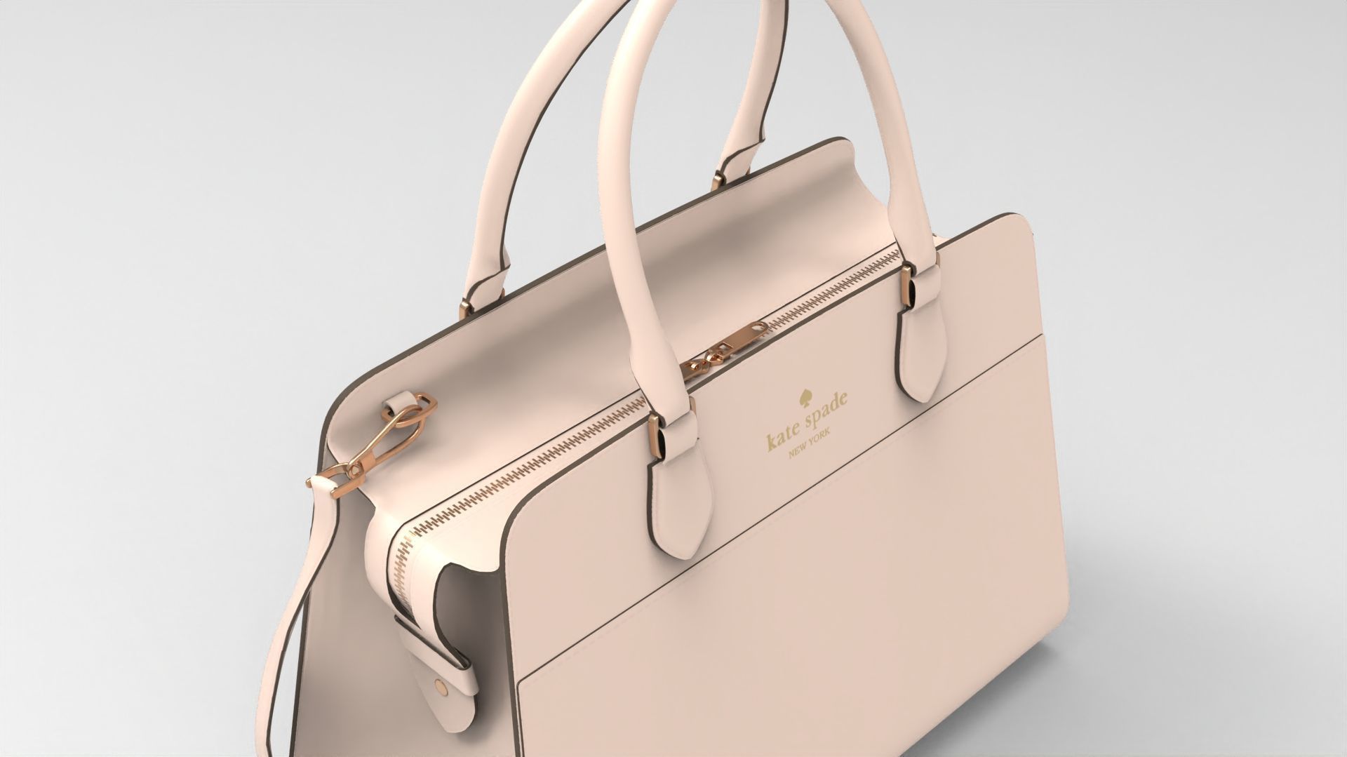 Highly Detailed Handbag Purse Model 033 Low-poly 3D model_6