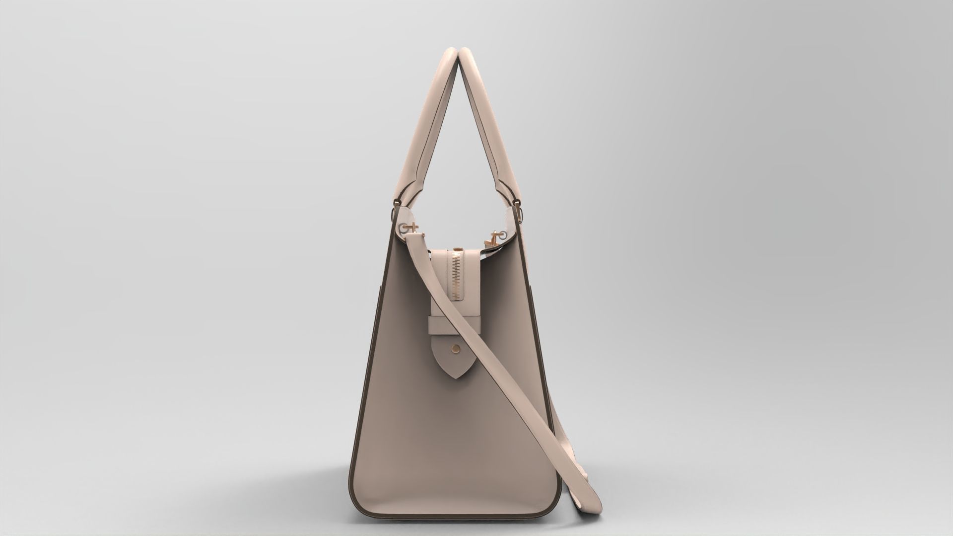 Highly Detailed Handbag Purse Model 033 Low-poly 3D model_10