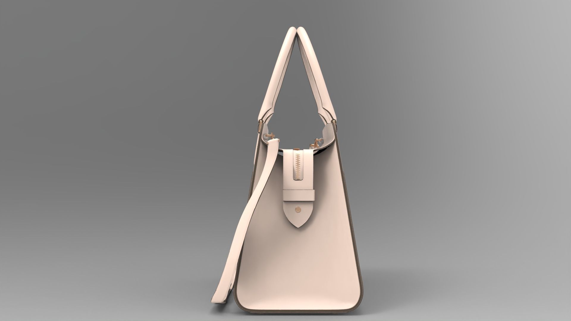 Highly Detailed Handbag Purse Model 033 Low-poly 3D model_9