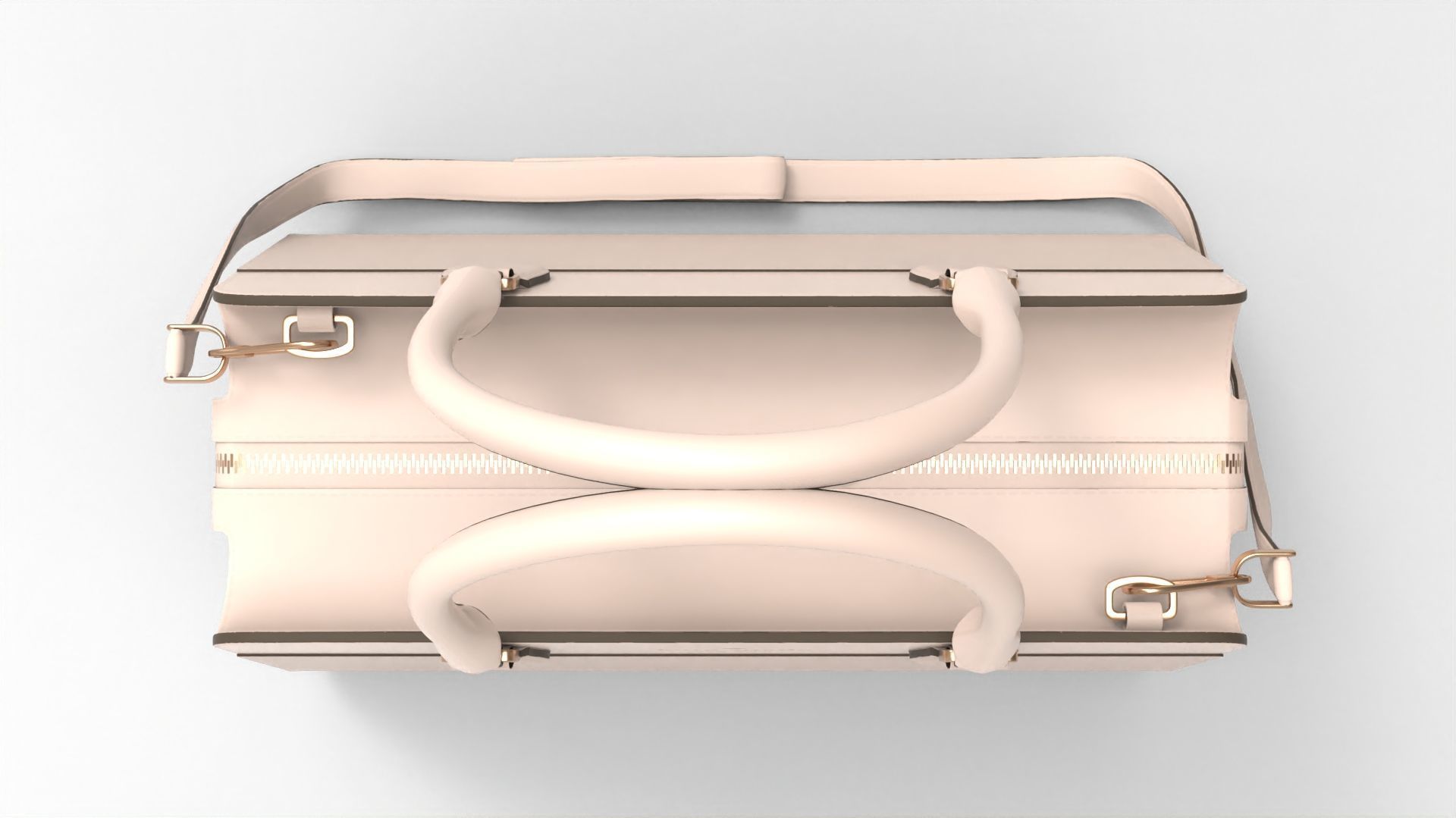 Highly Detailed Handbag Purse Model 033 Low-poly 3D model_11