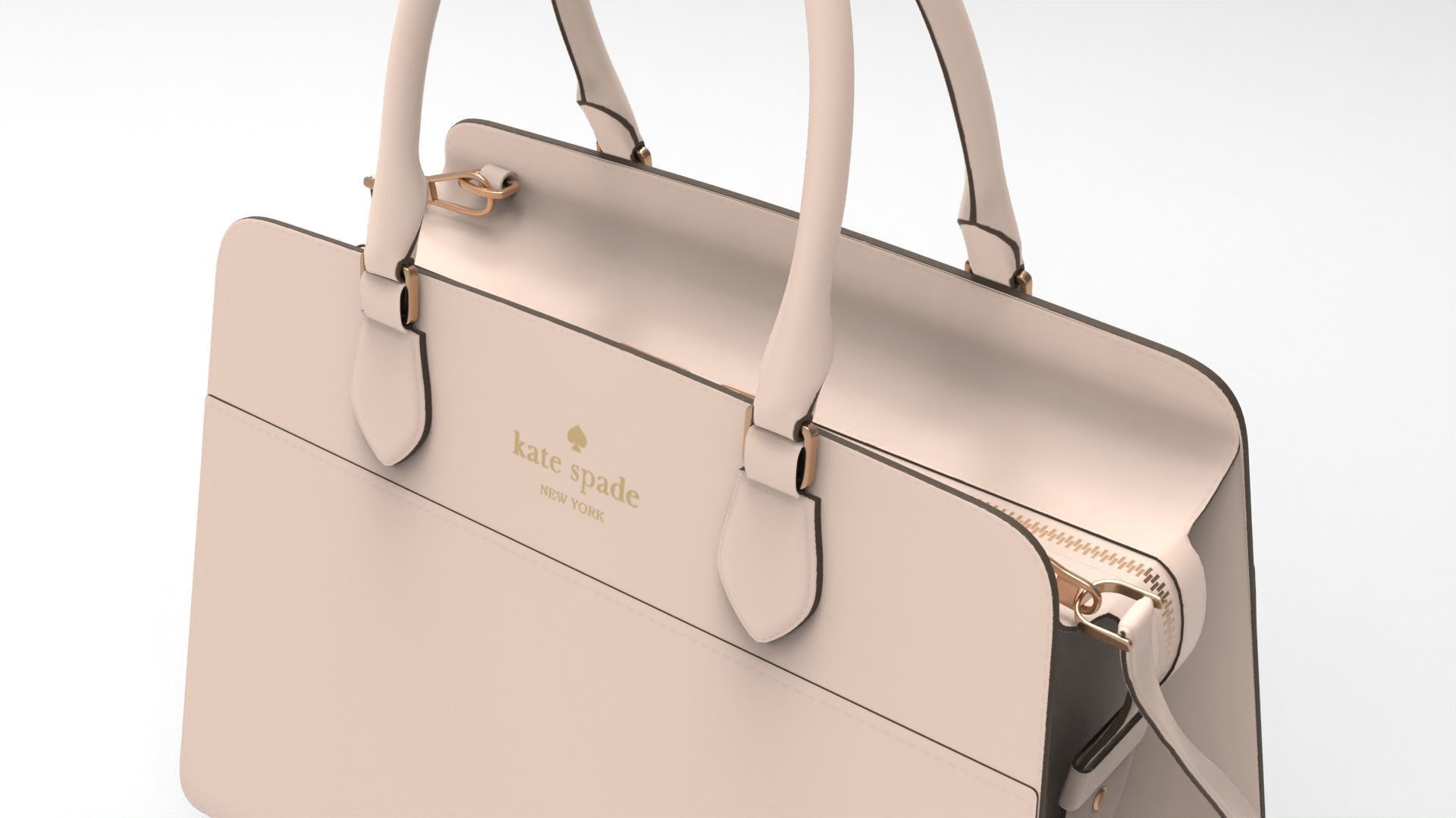 Highly Detailed Handbag Purse Model 033 Low-poly 3D model_12