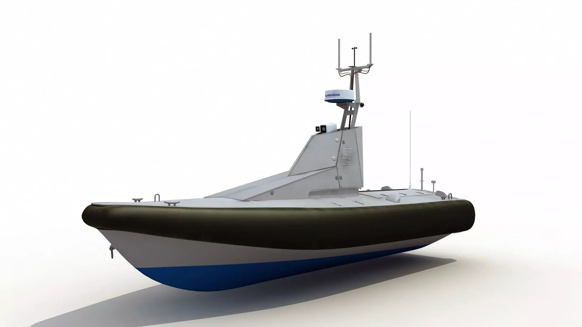 Homeland Security Unmanned Patrol Boat 3D model