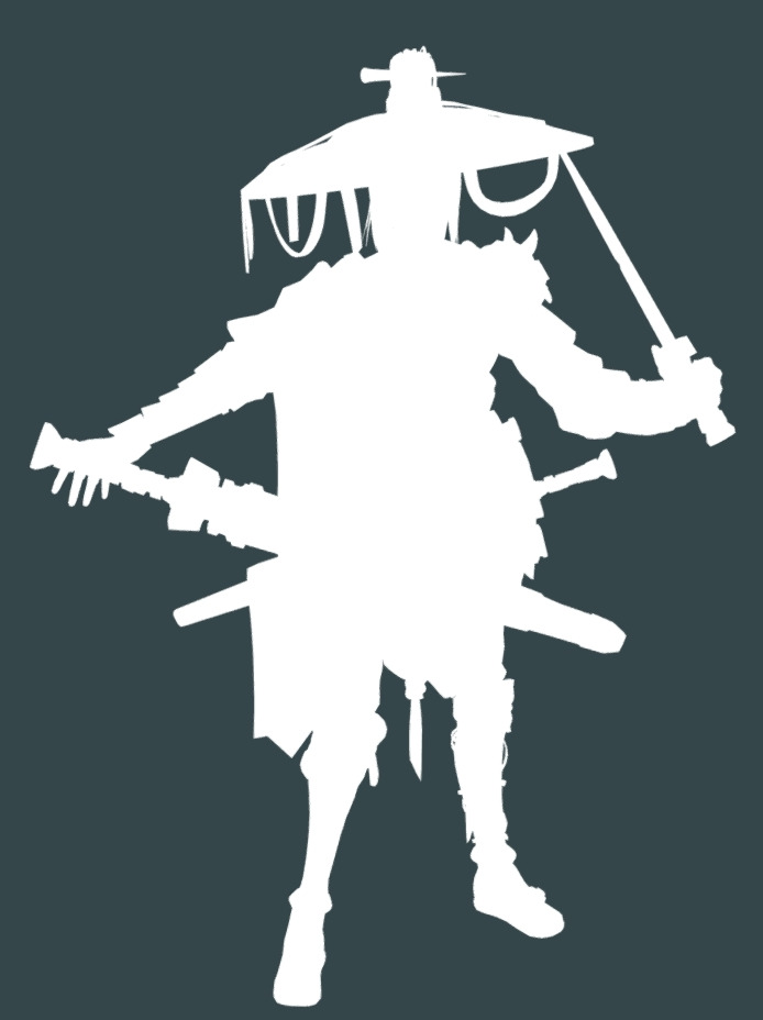 Female Assassin Low-poly 3D model_32