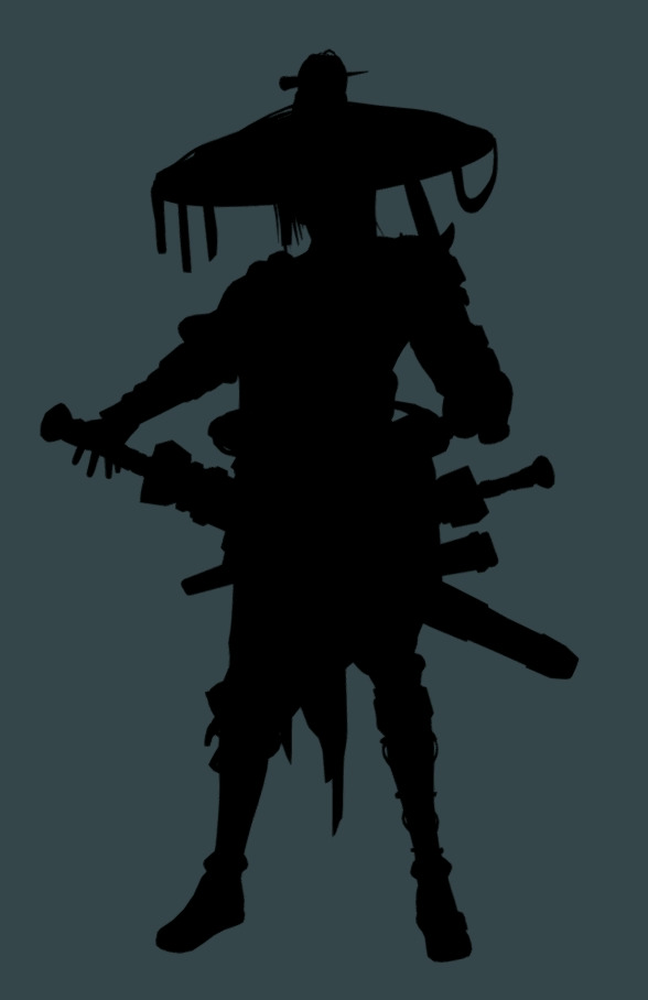 Female Assassin Low-poly 3D model_29