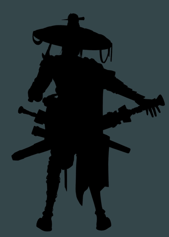 Female Assassin Low-poly 3D model_30