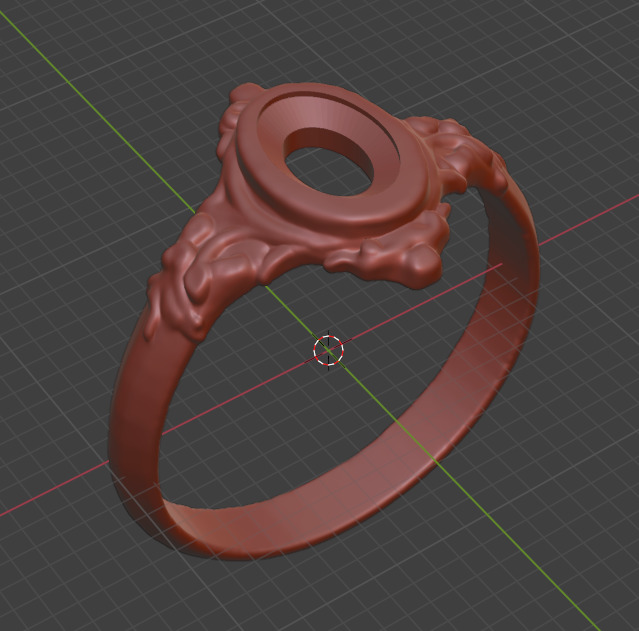 Emerald Forest Ring - 3D Free print ready Free 3D print model Free 3D print model_7
