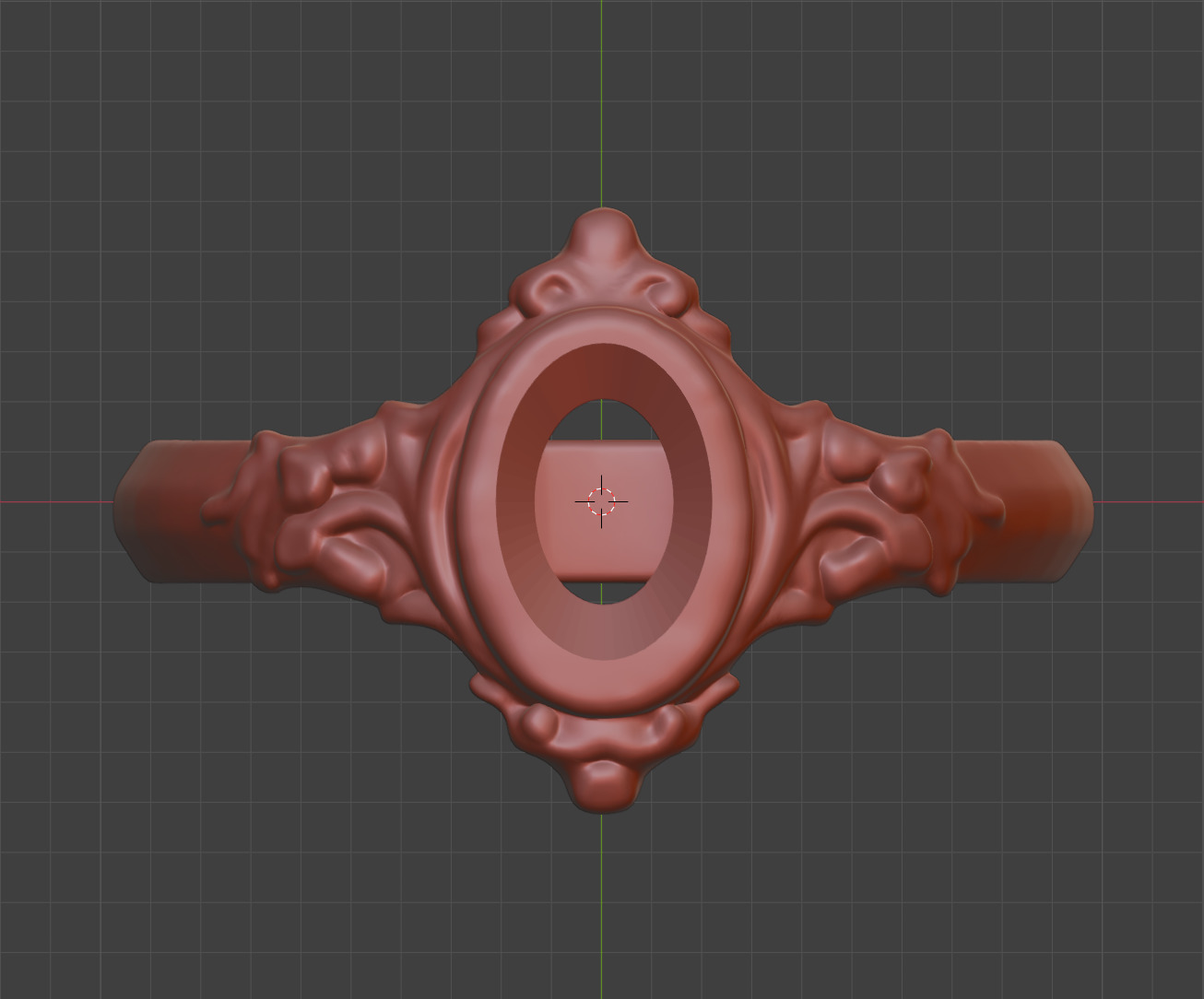 Emerald Forest Ring - 3D Free print ready Free 3D print model Free 3D print model_4