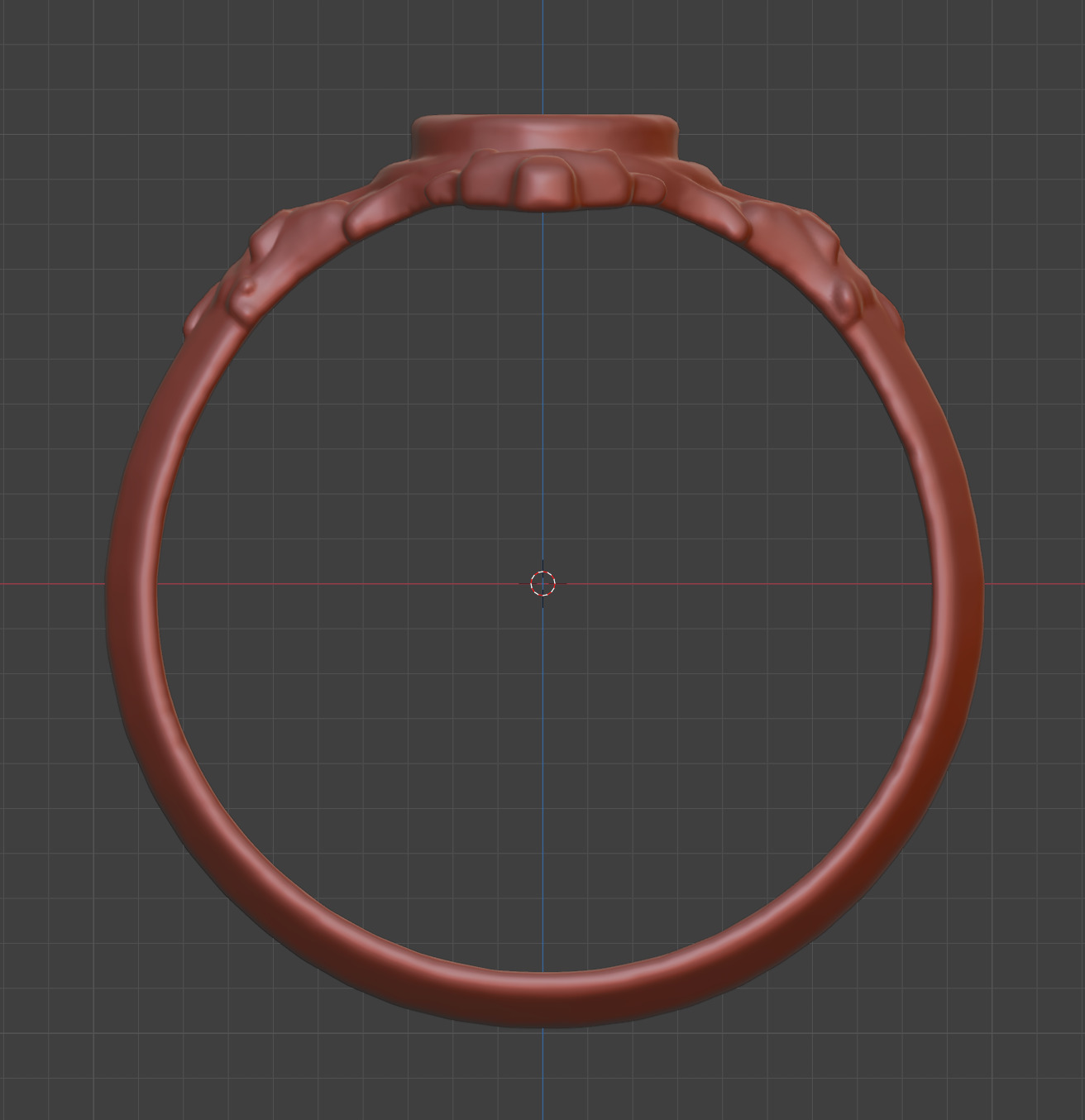 Emerald Forest Ring - 3D Free print ready Free 3D print model Free 3D print model_5
