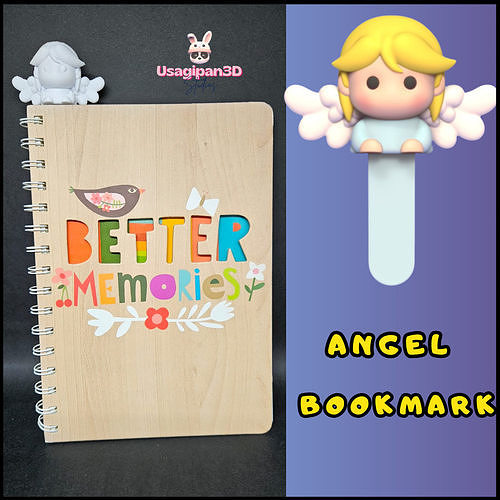 Angel Bookmark 3D print model