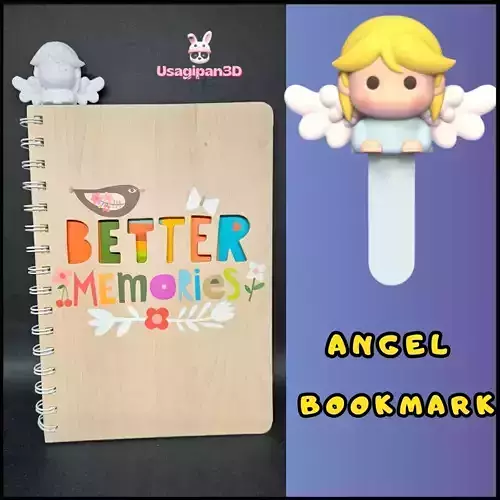 Angel Bookmark 3D print model