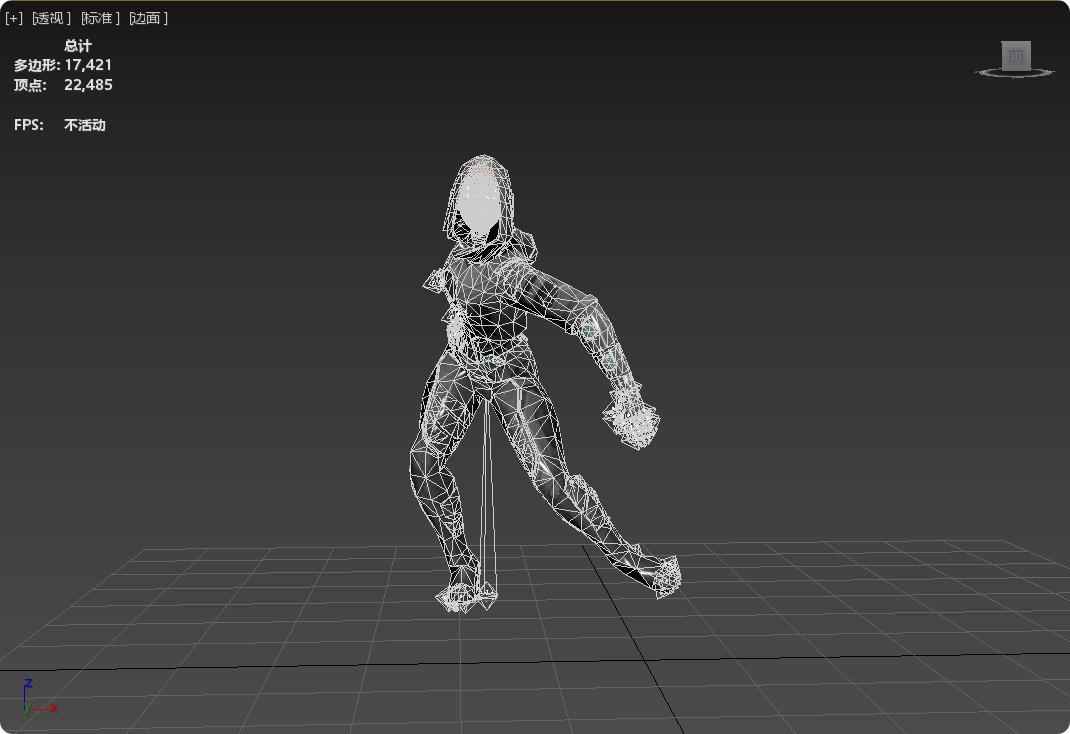 Female Superhero Character Ghost look from Thunderbolts 3D model_14