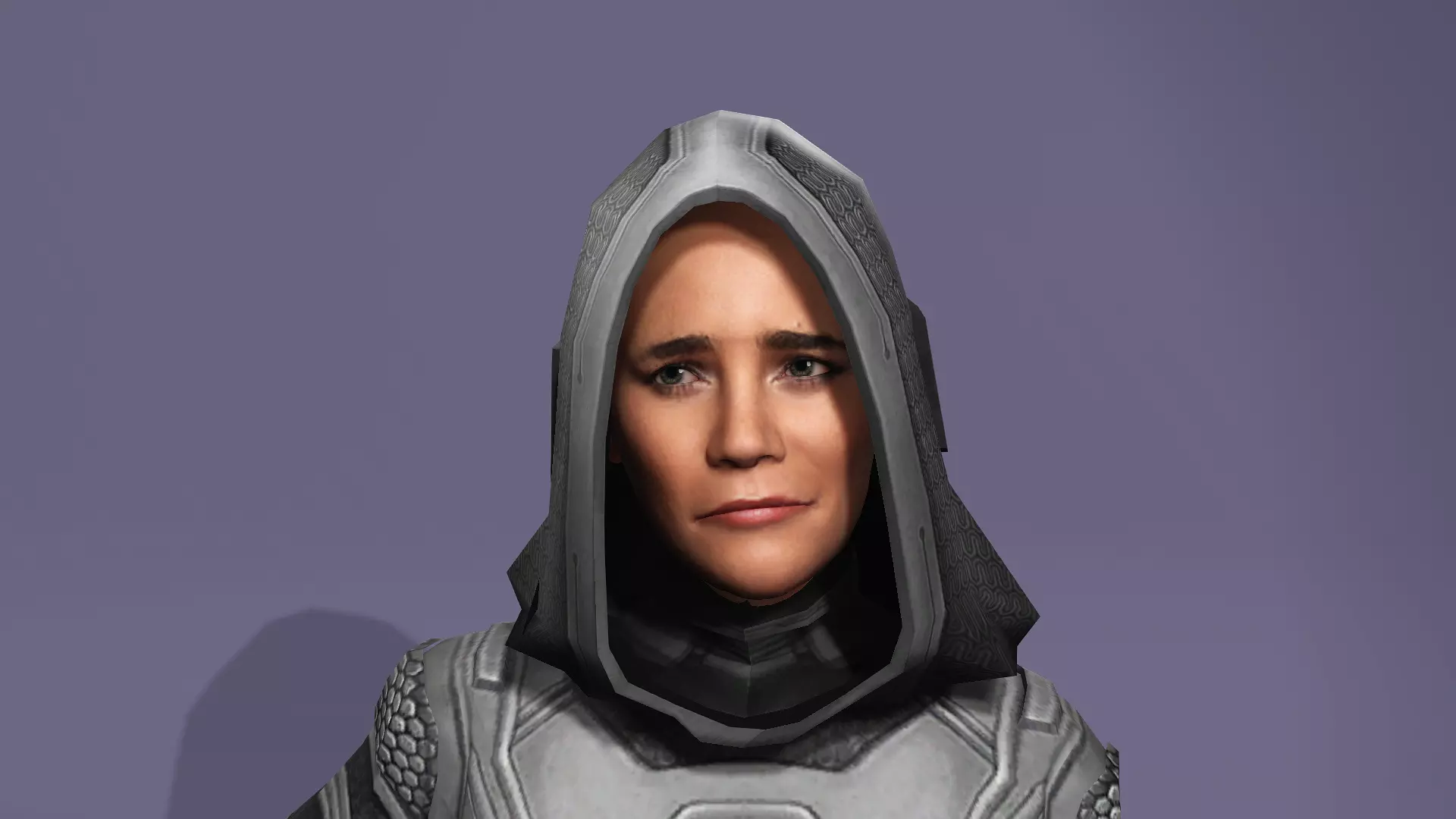 Female Superhero Character Ghost look from Thunderbolts 3D model_26