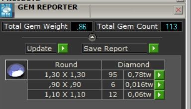 Custom Diamond Name Pendant CAROLINA 3D print model_4