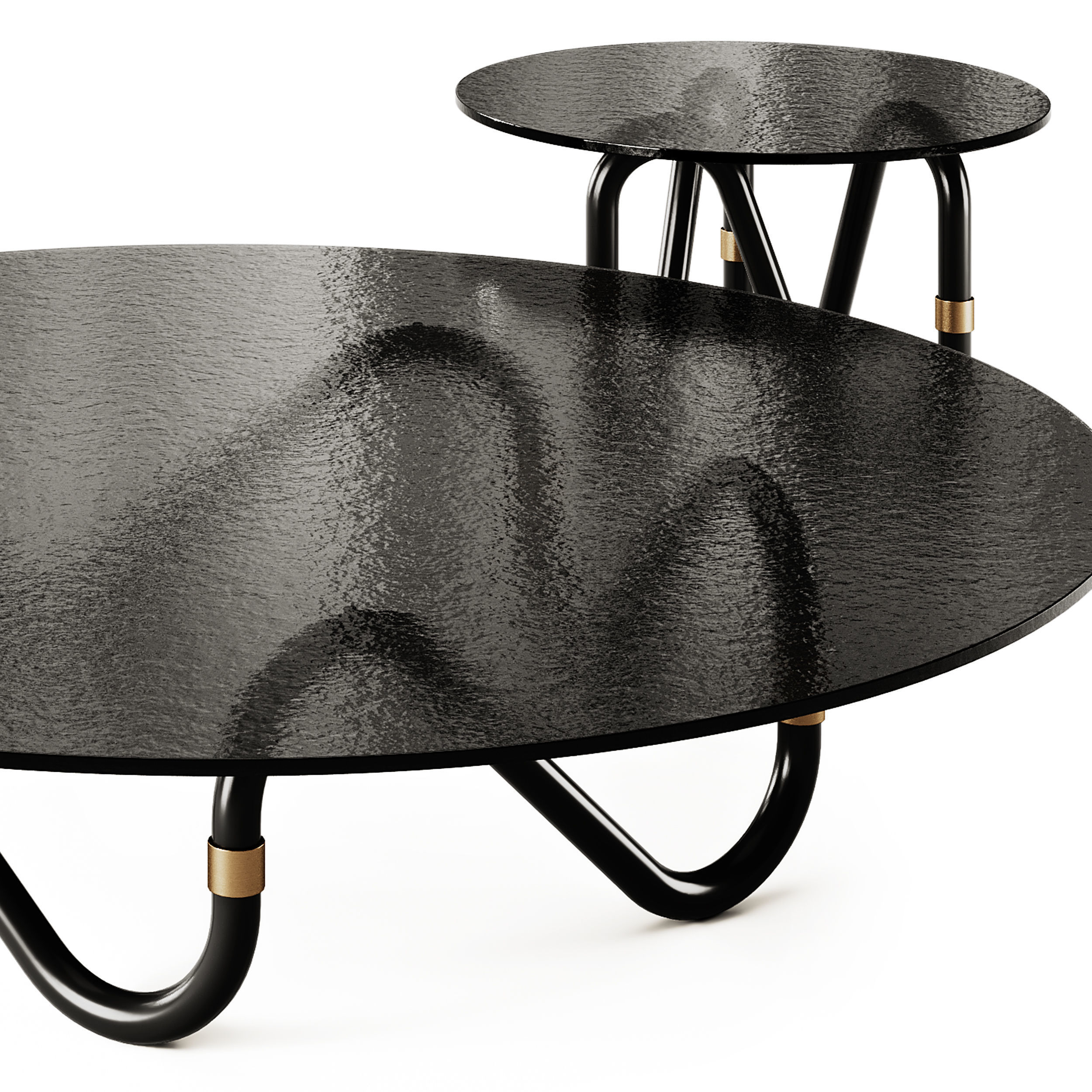 Borzalino Flow Glass Coffee Tables 3D model_6