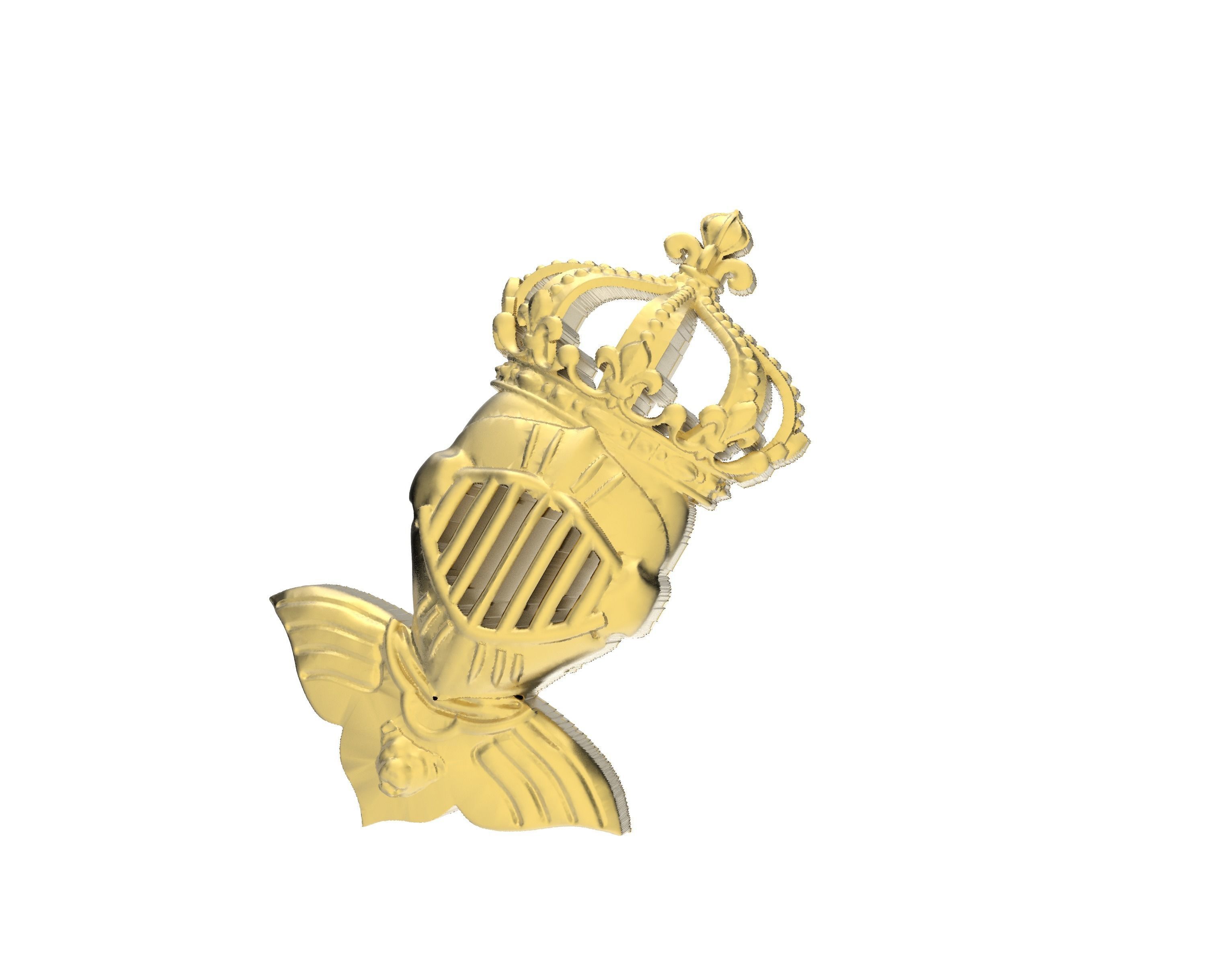 Helm in 2D 3D print model