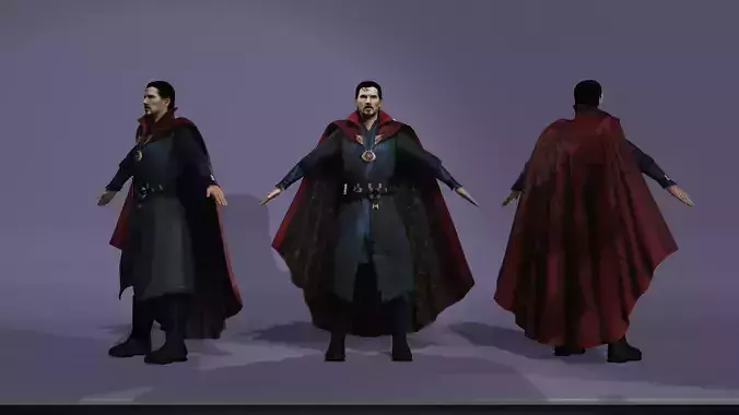 Doctor Strange in the Multiverse of Madness Benedict Cumberbatch 3D model