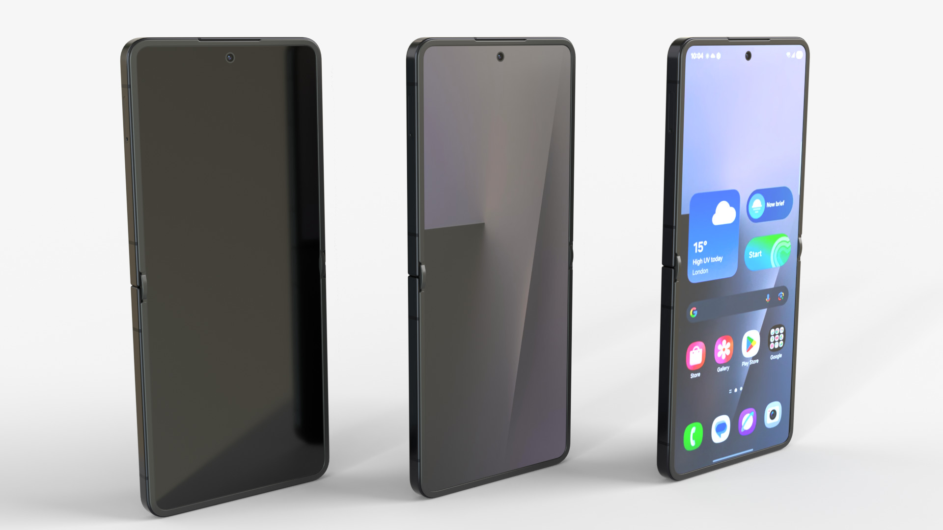 Samsung Galaxy Z Flip 7 Jetblack 3D model_3