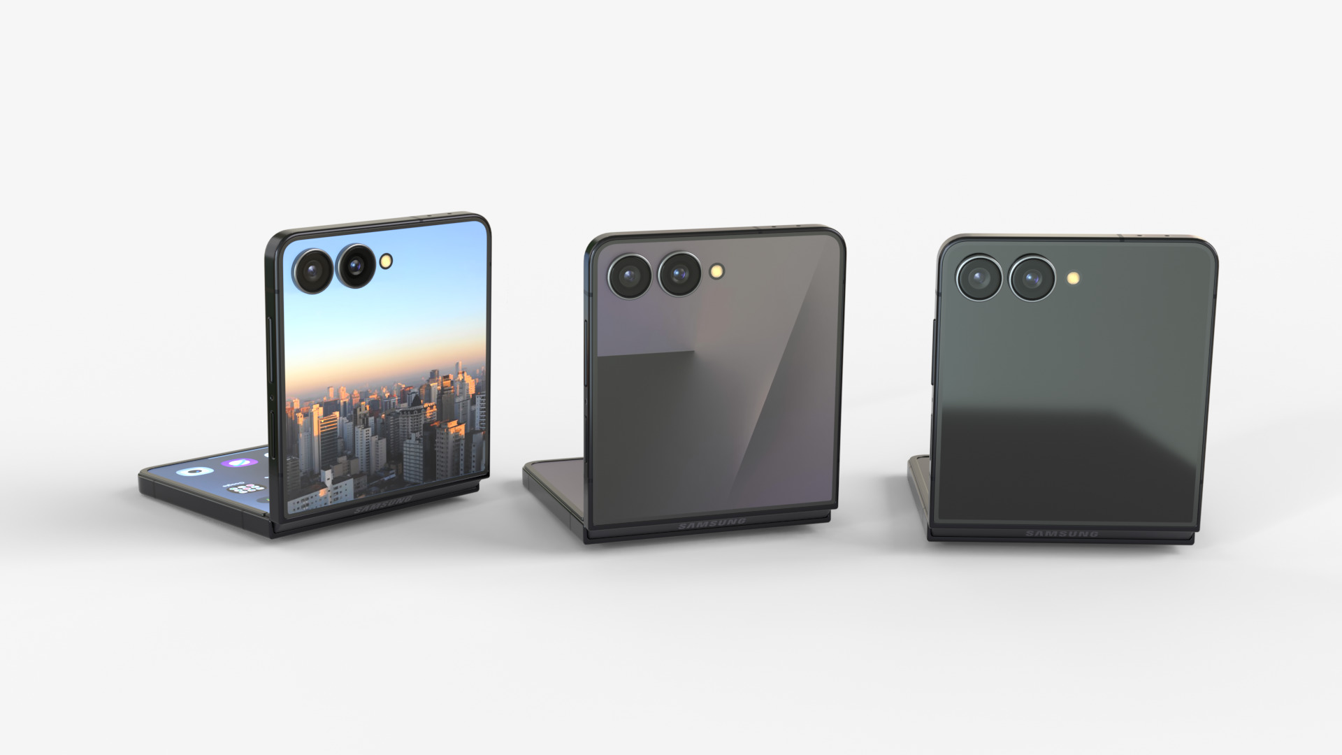 Samsung Galaxy Z Flip 7 Jetblack 3D model_5