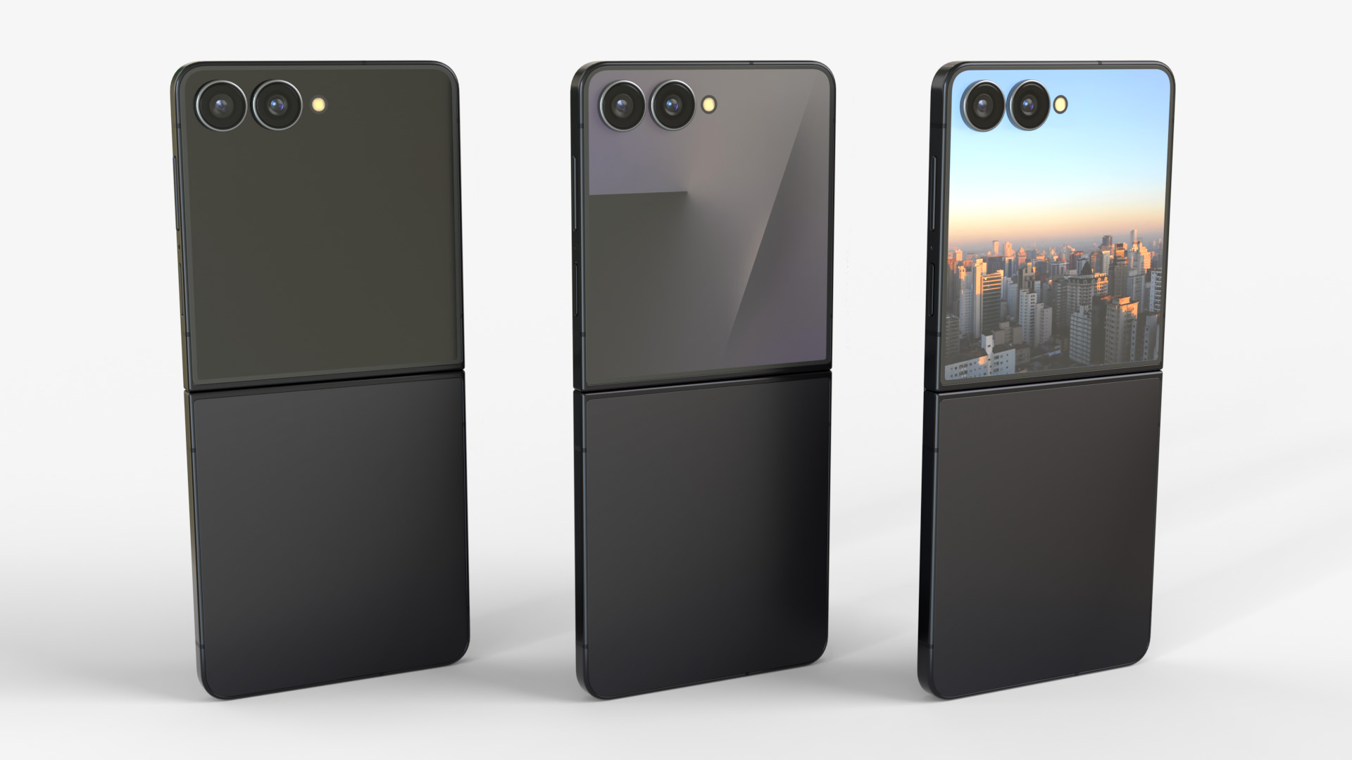 Samsung Galaxy Z Flip 7 Jetblack 3D model_2