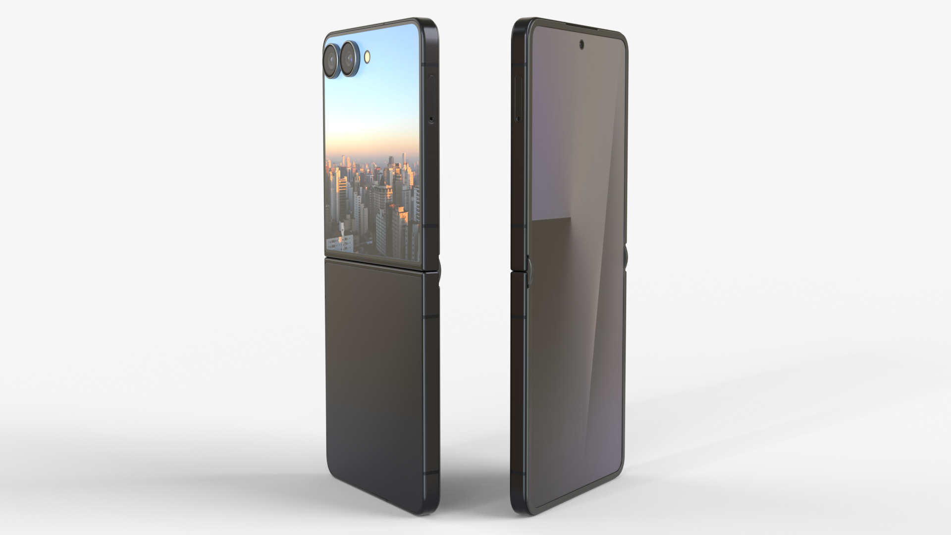 Samsung Galaxy Z Flip 7 Jetblack 3D model_7