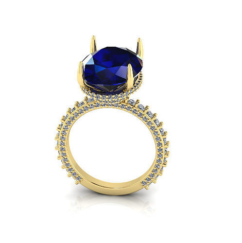 Solitaire engagement rings Model 7750 3D print model