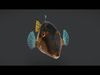 Valentin Sharpnose Puffer Animated 3D model_1