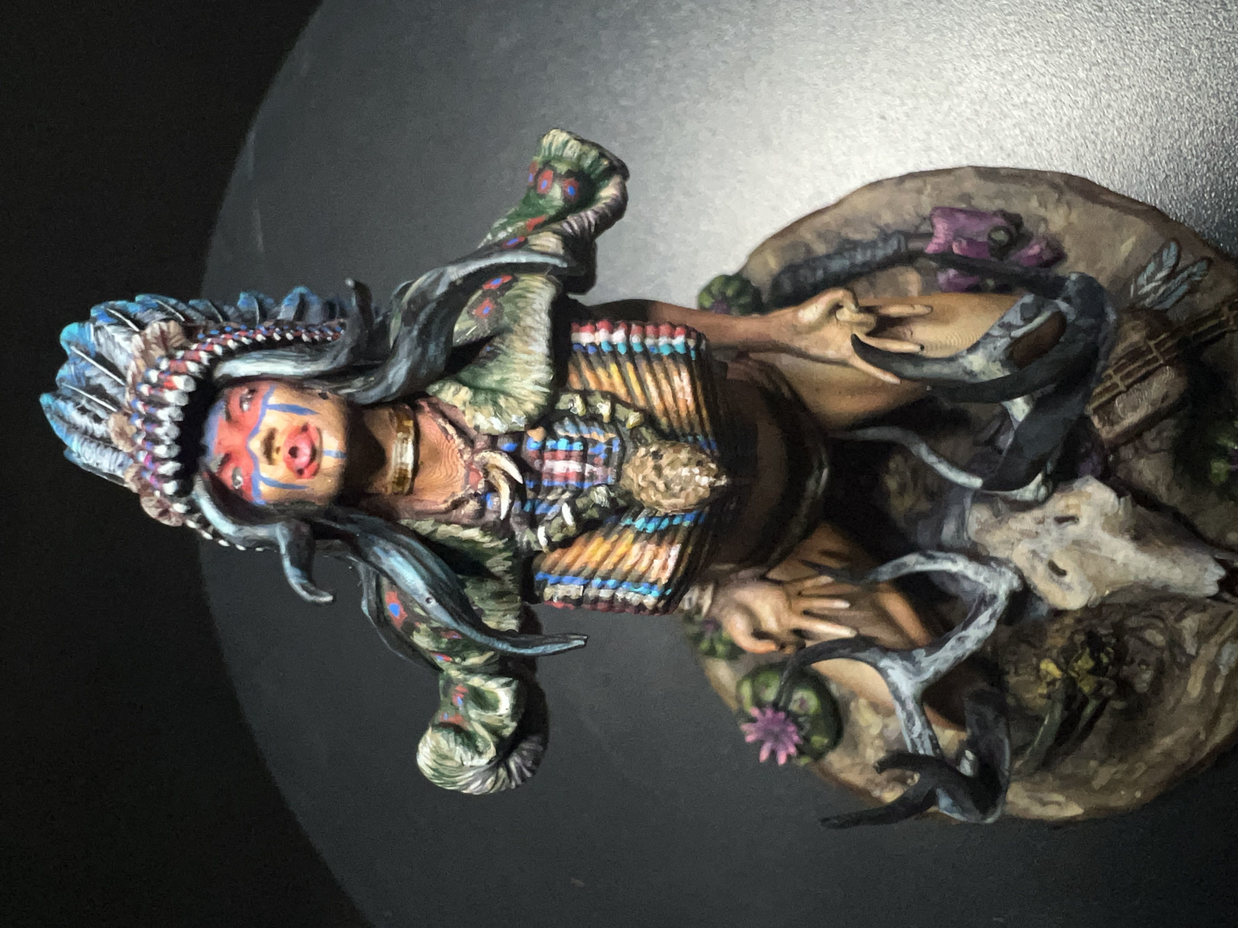 Aiyana Haseya STL Miniature  Trance Ritual 32mm Scale 3D print model_11