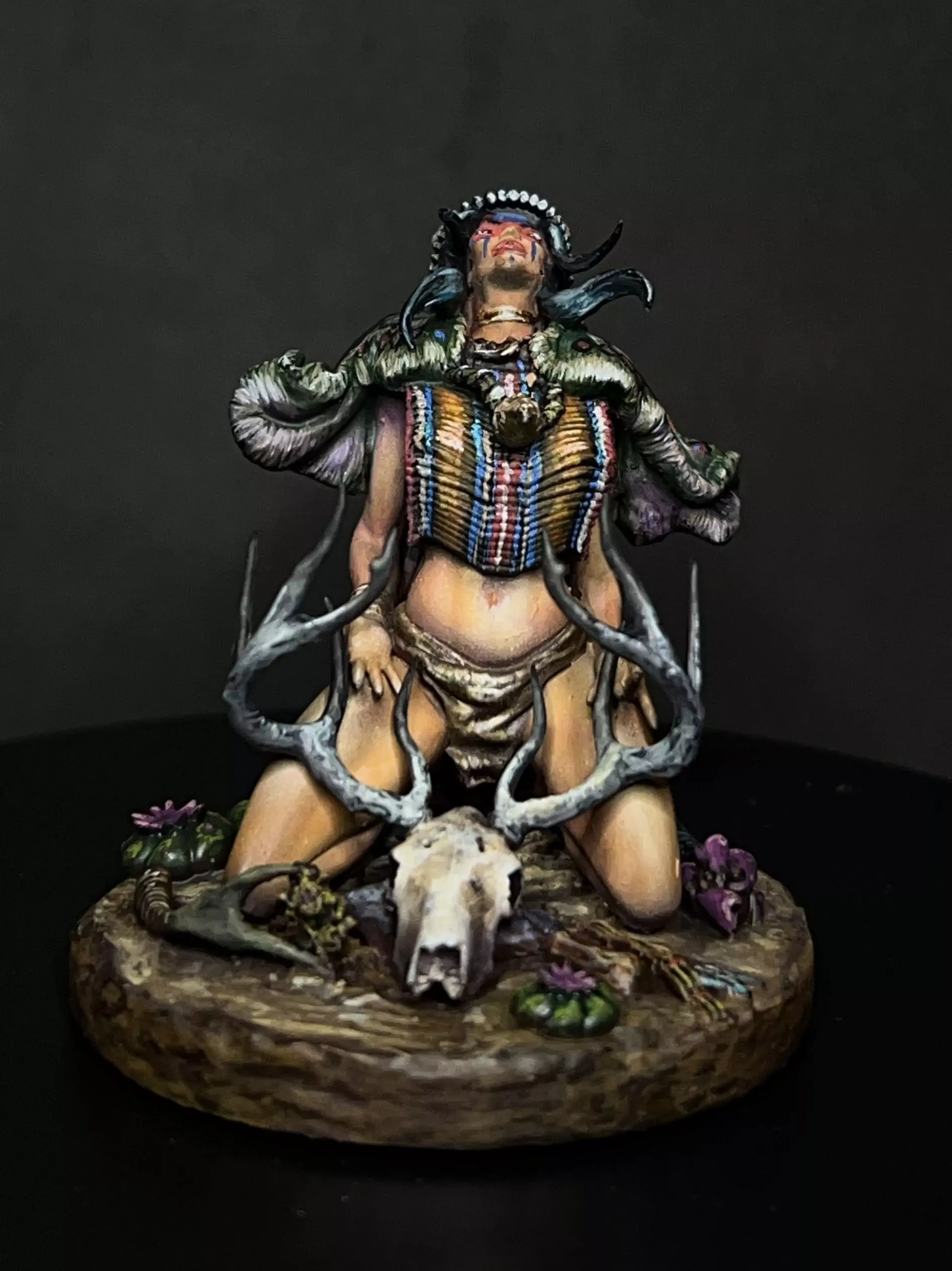 Aiyana Haseya STL Miniature  Trance Ritual 32mm Scale 3D print model_0