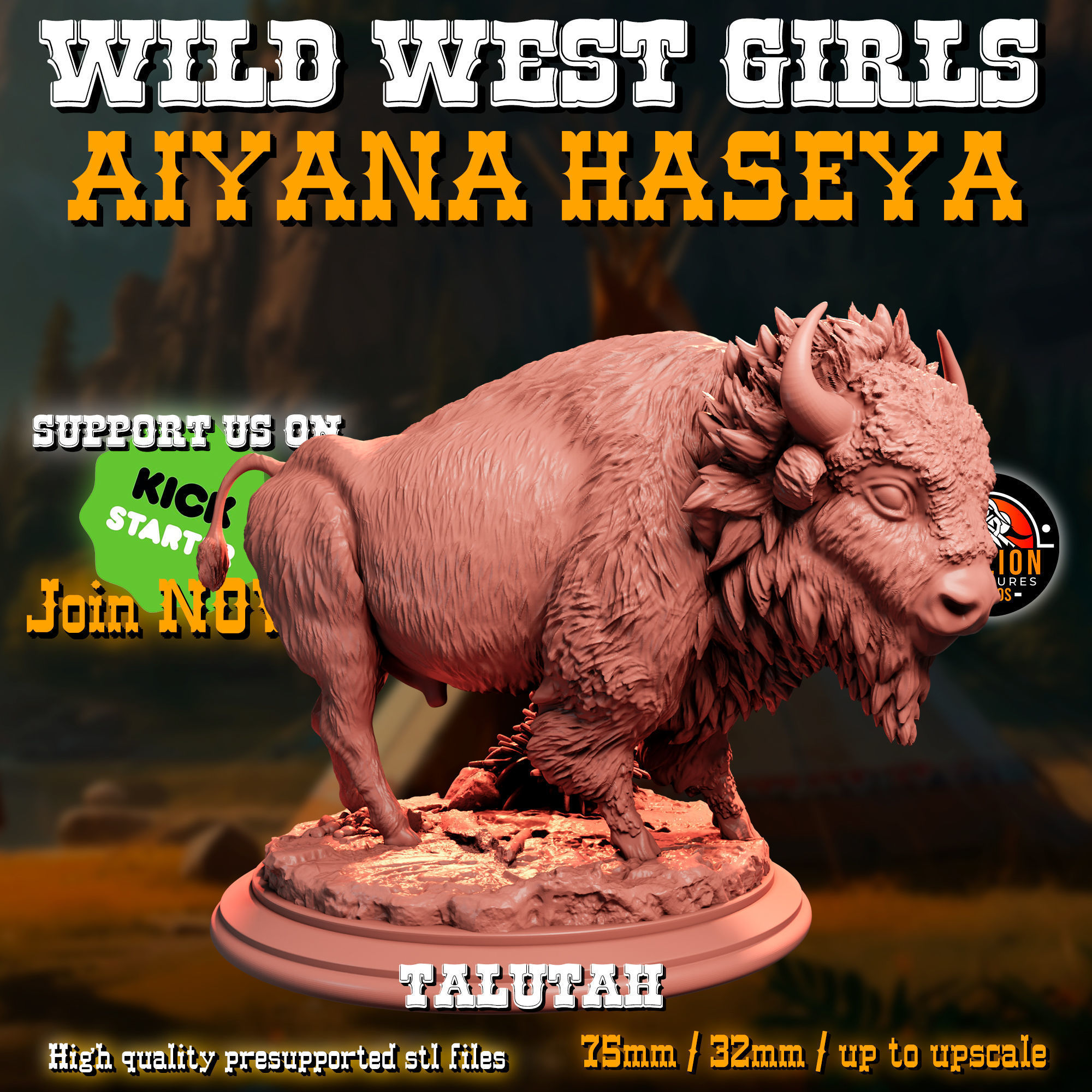 75mm Topless Aiyana Haseya STL Trance Ritual Miniature 3D print model_12