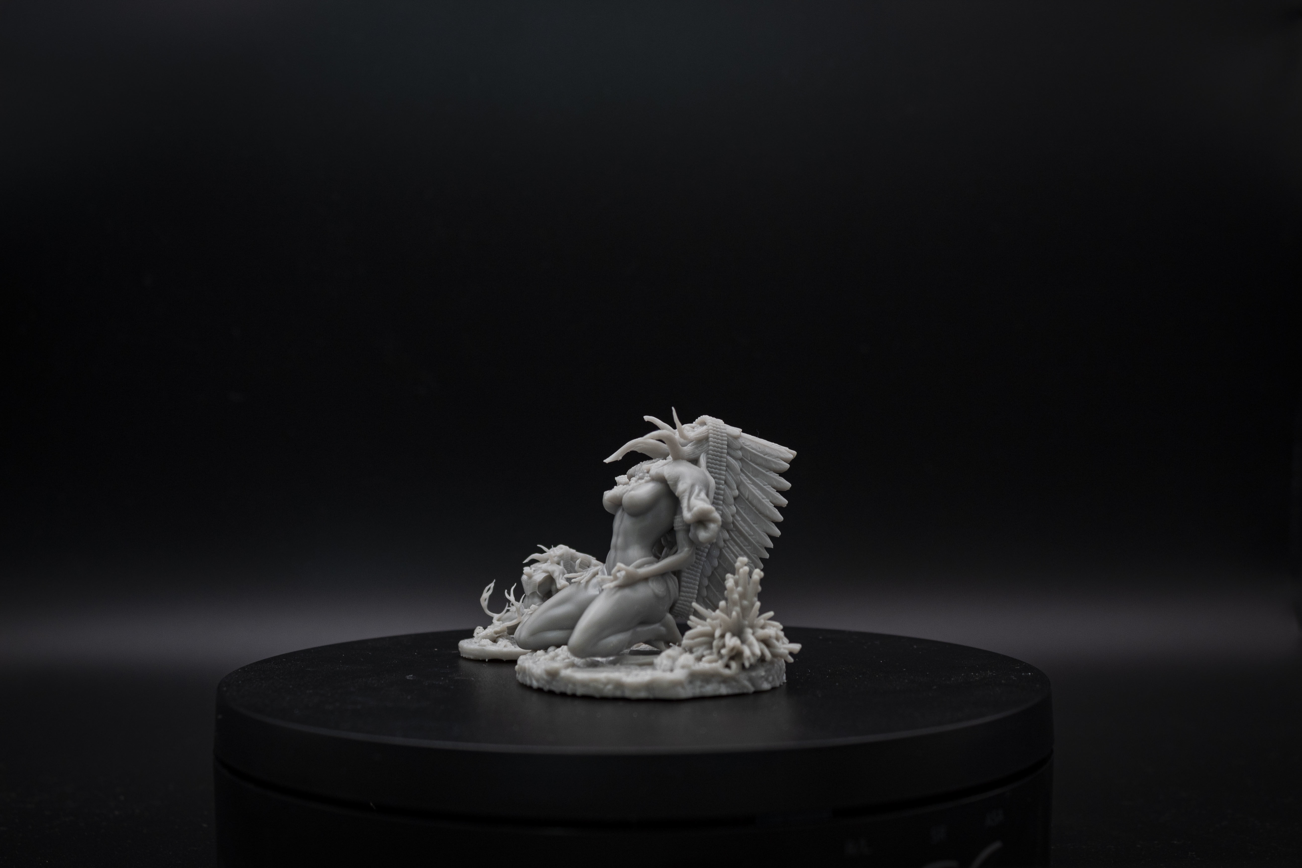 75mm Topless Aiyana Haseya STL Trance Ritual Miniature 3D print model_5