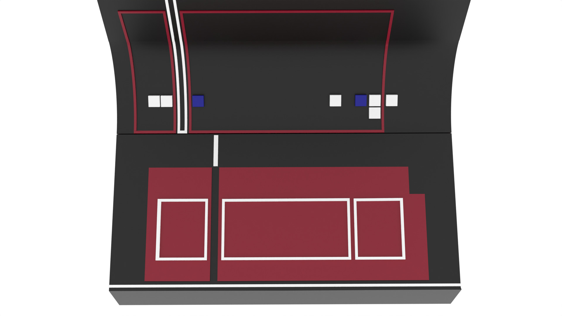 Set 3c - Control Panels Wall straight 1-6 scale Hottoys 3D print model_52