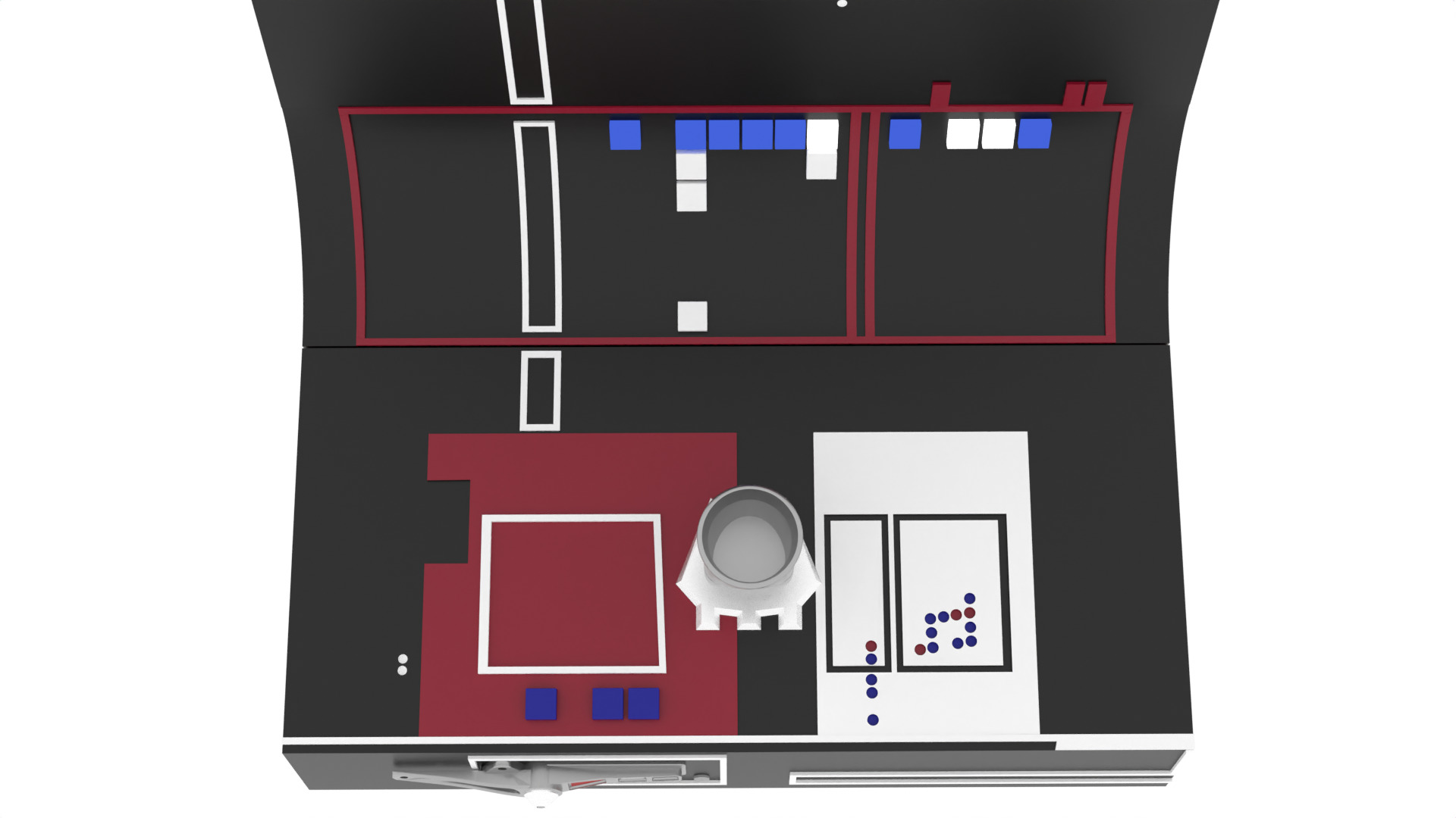 Set 3c - Control Panels Wall straight 1-6 scale Hottoys 3D print model_55