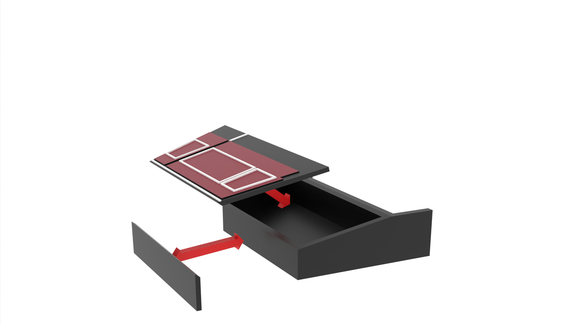 Set 3c - Control Panels Wall straight 1-6 scale Hottoys 3D print model_39