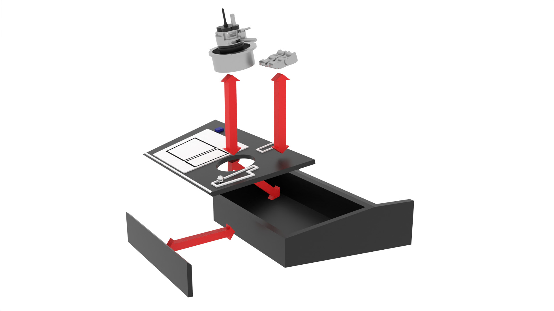 Set 3c - Control Panels Wall straight 1-6 scale Hottoys 3D print model_24